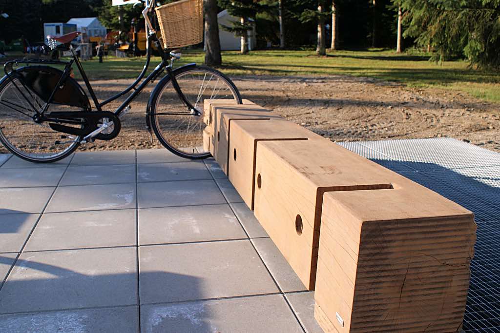 Fahrradstnder Gamma  Thors-Design - massives Holzdesign  OFIVO