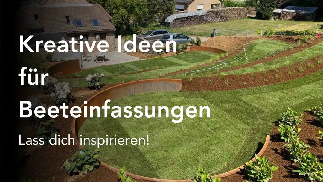 Ideen Beeteinfassung Titelbild Cortenstahl Beetumrandung Gartenbauprojekt