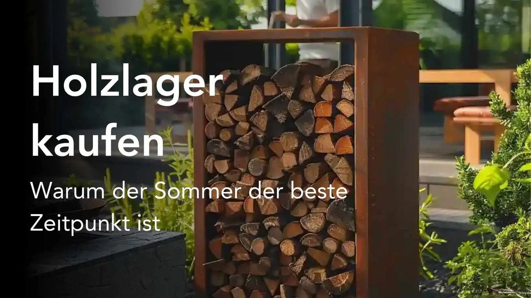 Holzlager kaufen: Warum der Sommer der beste Zeitpunkt ist