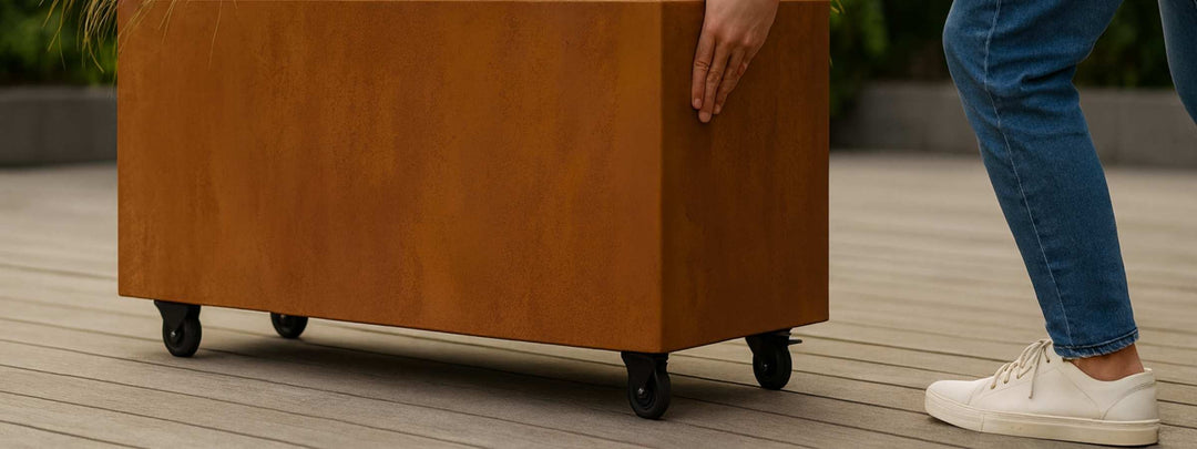 Pflanzkübel mit Rollen