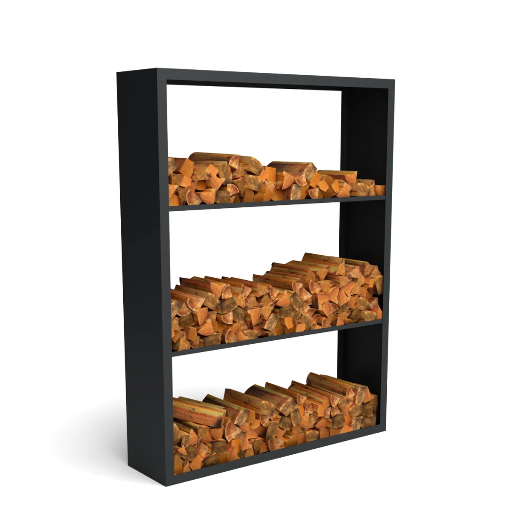 Holzlager Fremont Stahl farbig