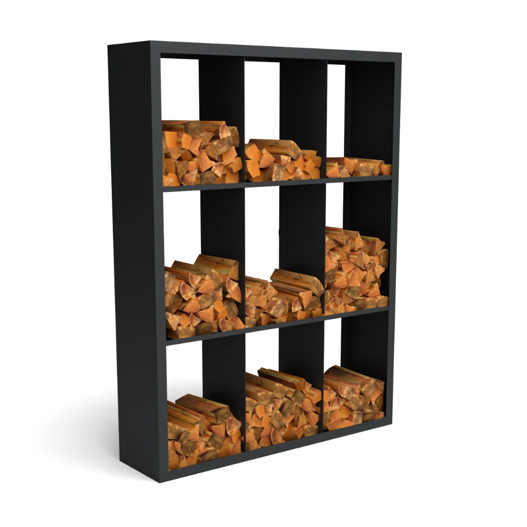 Holzlager Fremont Stahl farbig