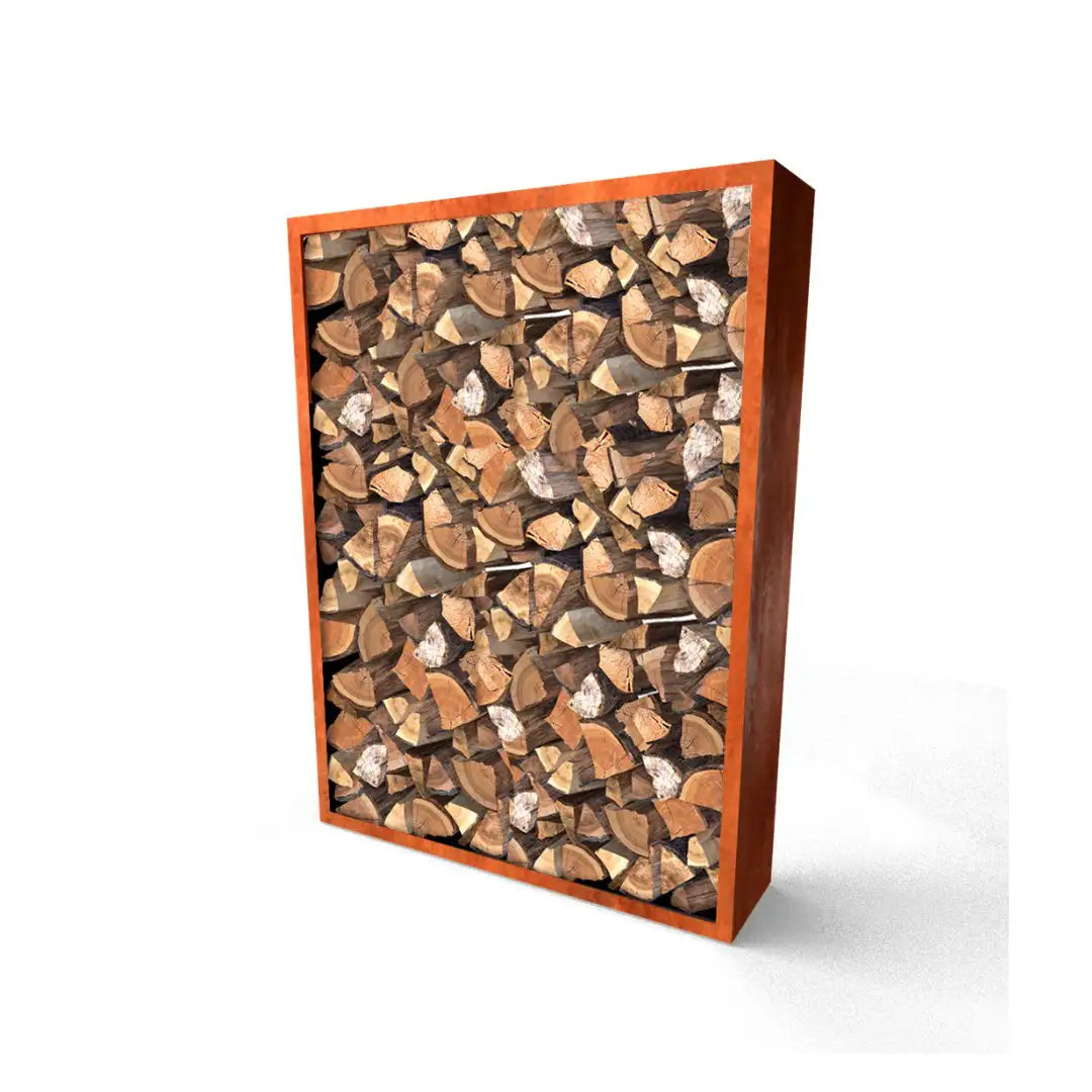 Holzlager Cortenstahl 1500 x 2000 FARIA