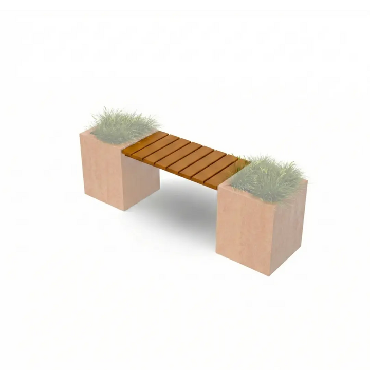 Sitzbank Erweiterung "Benson" aus Hartholz