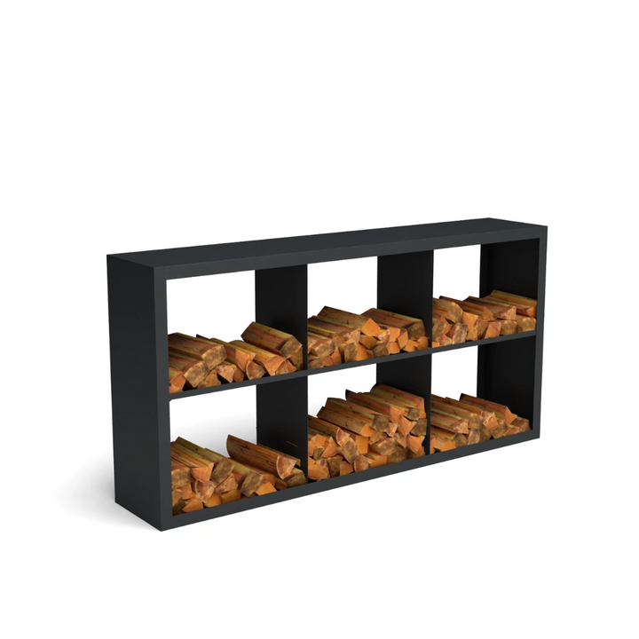 Holzlager Fremont Stahl farbig