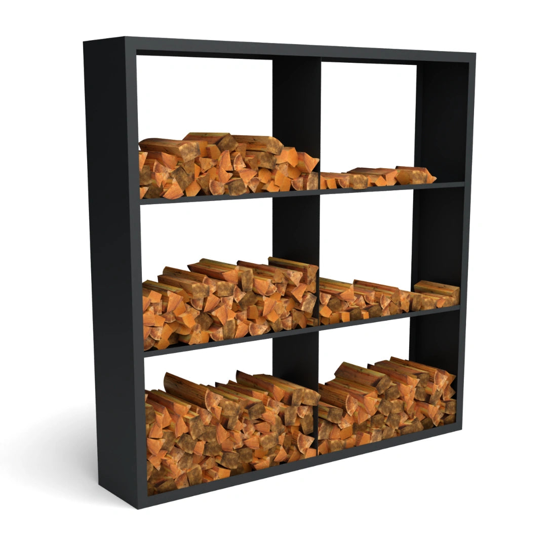 Holzlager Fremont Stahl farbig