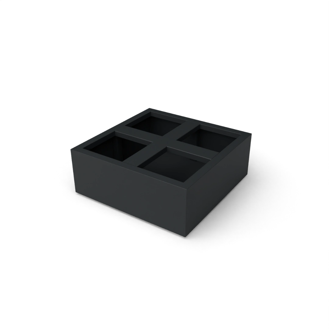 Pflanzkübel/Kräuterbeet Otis Aluminium farbig