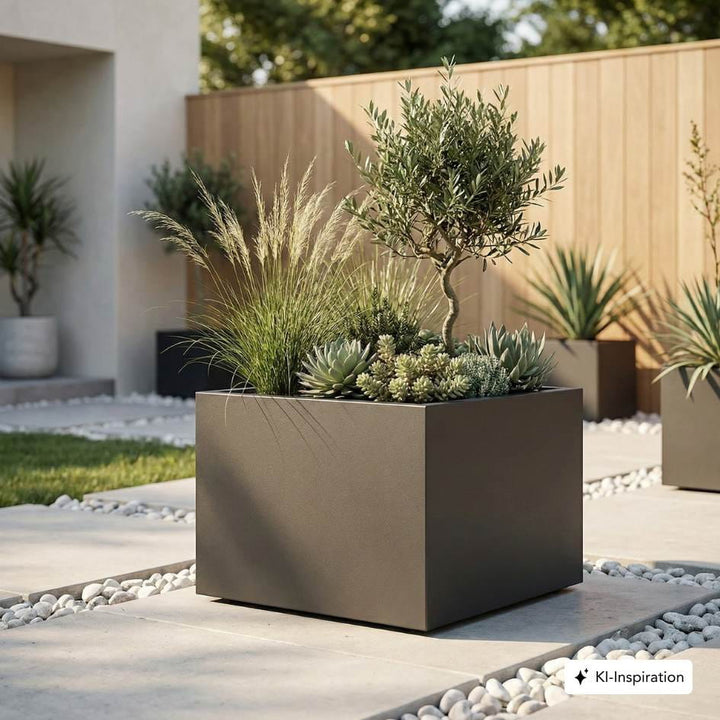 Pflanzkübel Avard Aluminium farbig