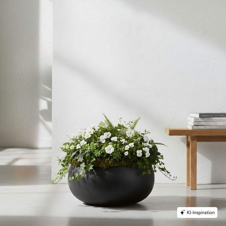 Pflanzkübel Alva Low Betonoptik