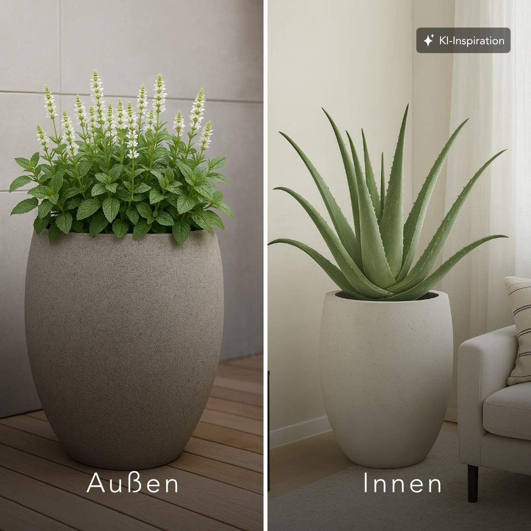 Pflanzkübel Alva Tall Betonoptik