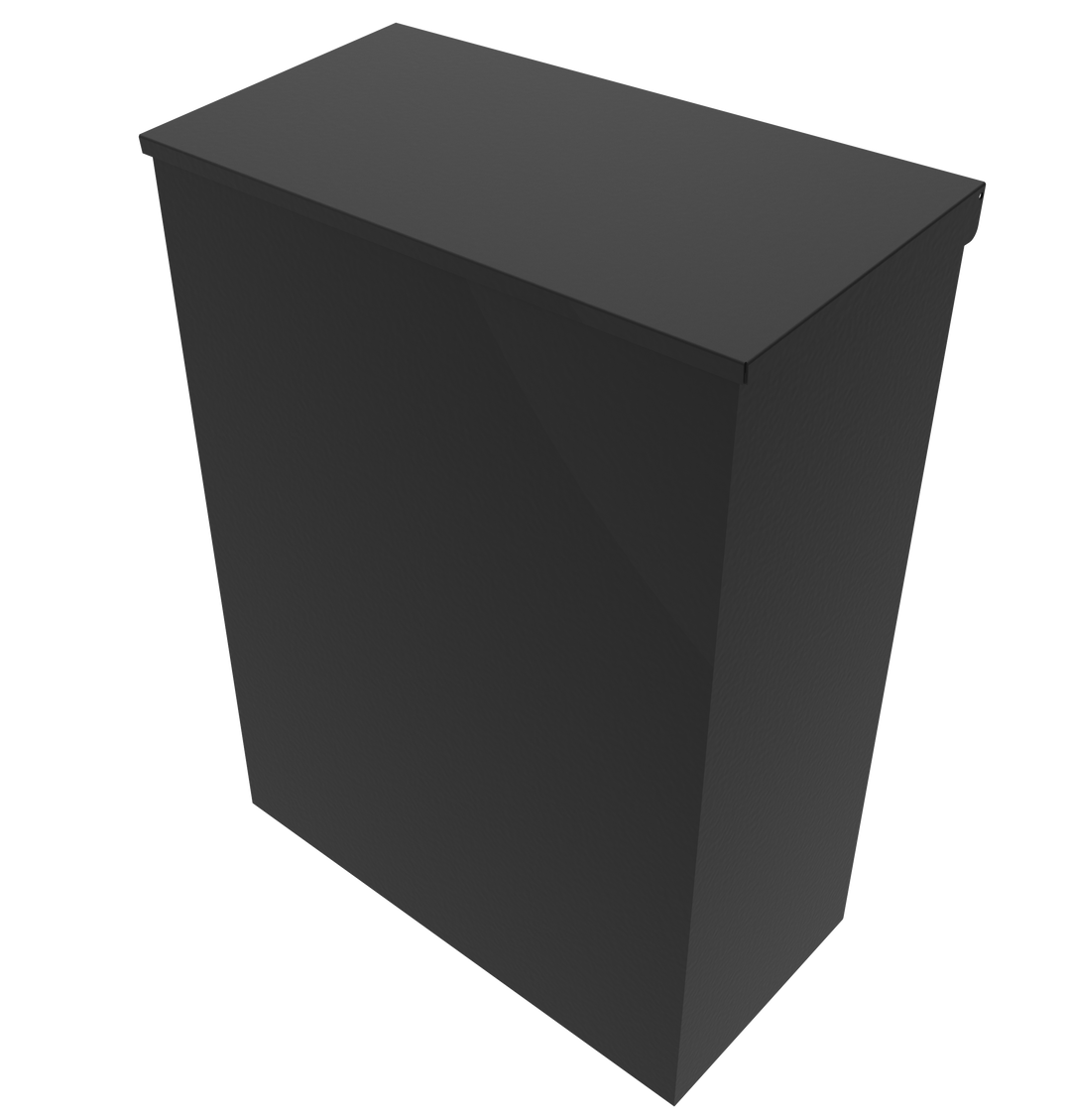 Wandbriefkasten Fresno Stahl schwarz Ansicht 2