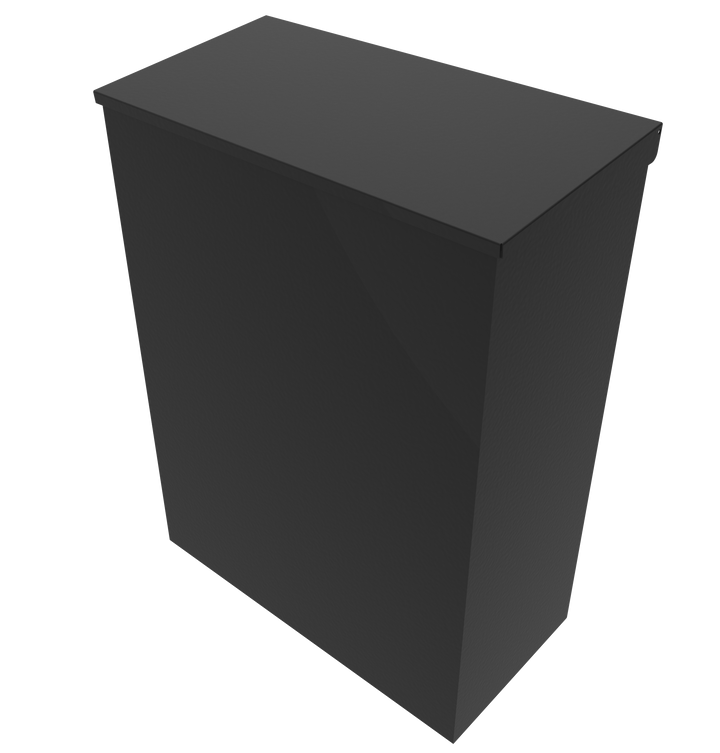 Wandbriefkasten Fresno Stahl schwarz Ansicht 2