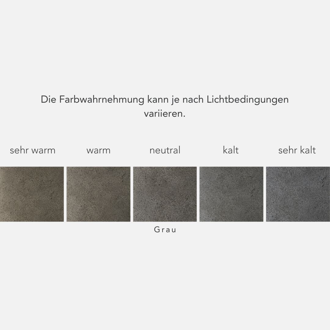 ALVA grau, Fiberglas Pflanzkübel Betonoptik Bundle