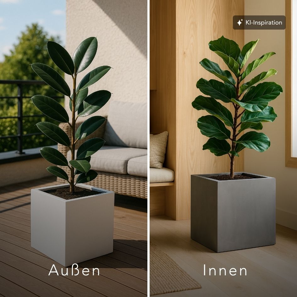 Pflanzkübel Bolton Fiberglas matt