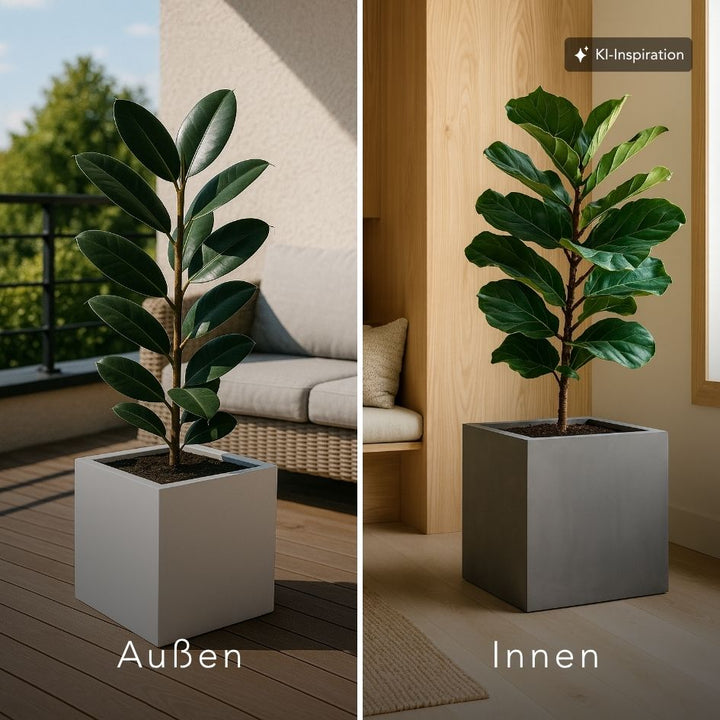 Pflanzkübel Bolton Fiberglas matt