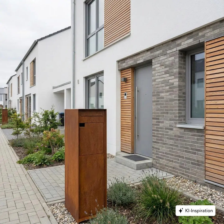 Standbriefkasten Melrose Cortenstahl