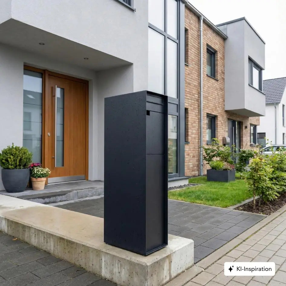 Standbriefkasten Charlton Stahl farbig