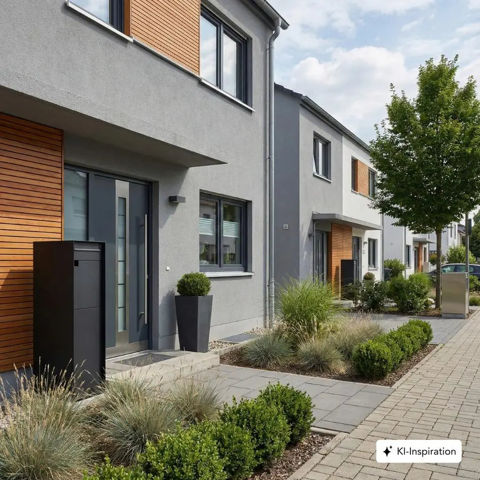 Standbriefkasten Charlton Stahl farbig