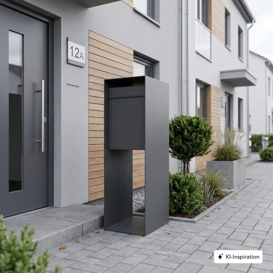 Standbriefkasten Havre Stahl farbig