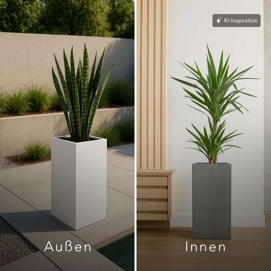 Pflanzkübel Cope Fiberglas matt