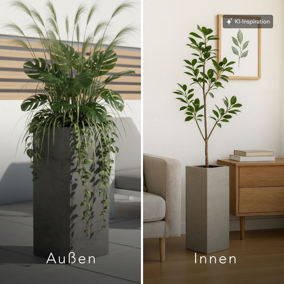 Pflanzkübel Duncan Lehmoptik