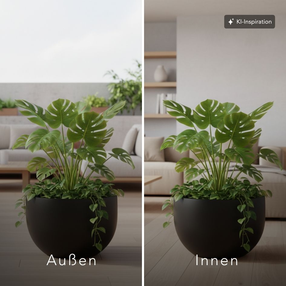 Pflanzkübel Elko Low Fiberglas