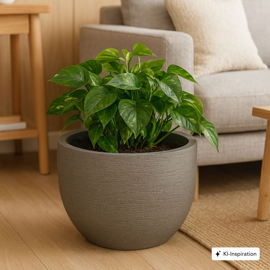 Pflanzkübel Elyria Low Lehmoptik