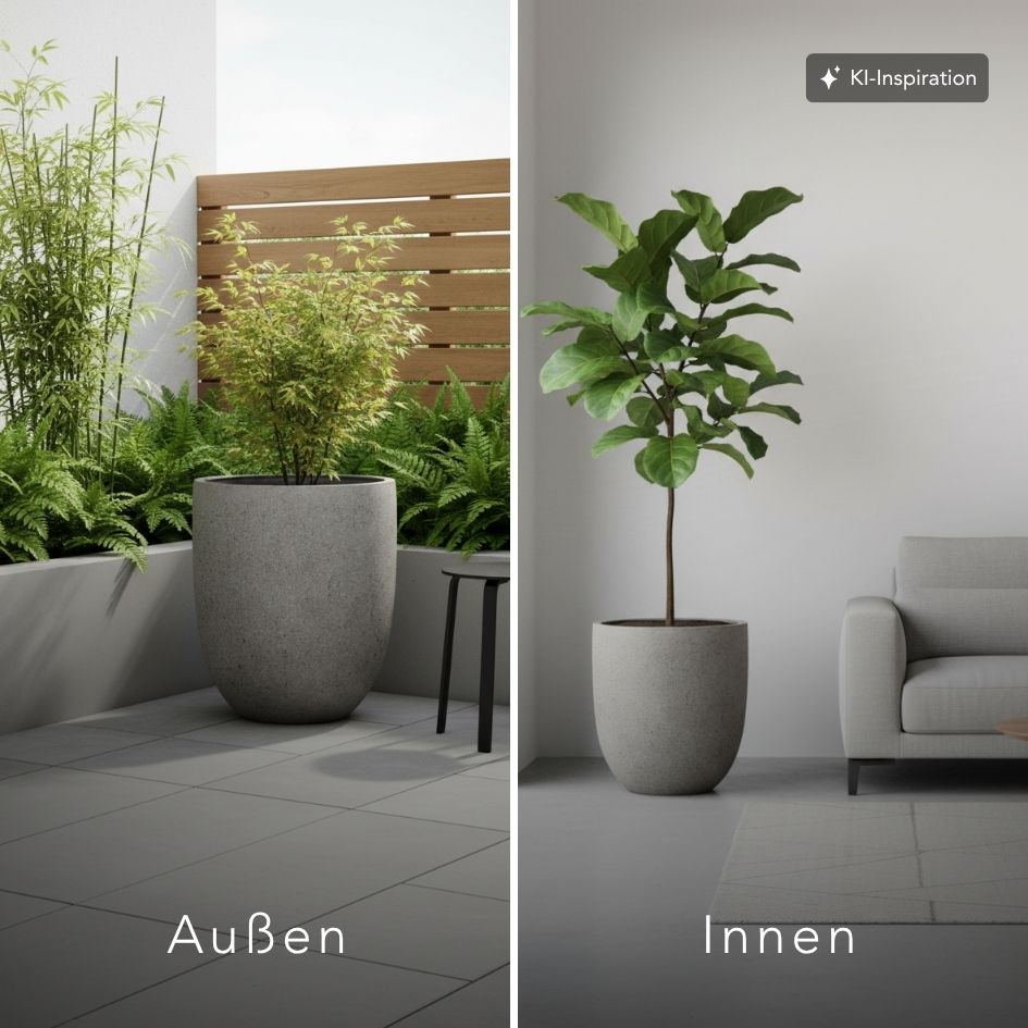 Pflanzkübel Esto Tall Betonoptik – OFIVO