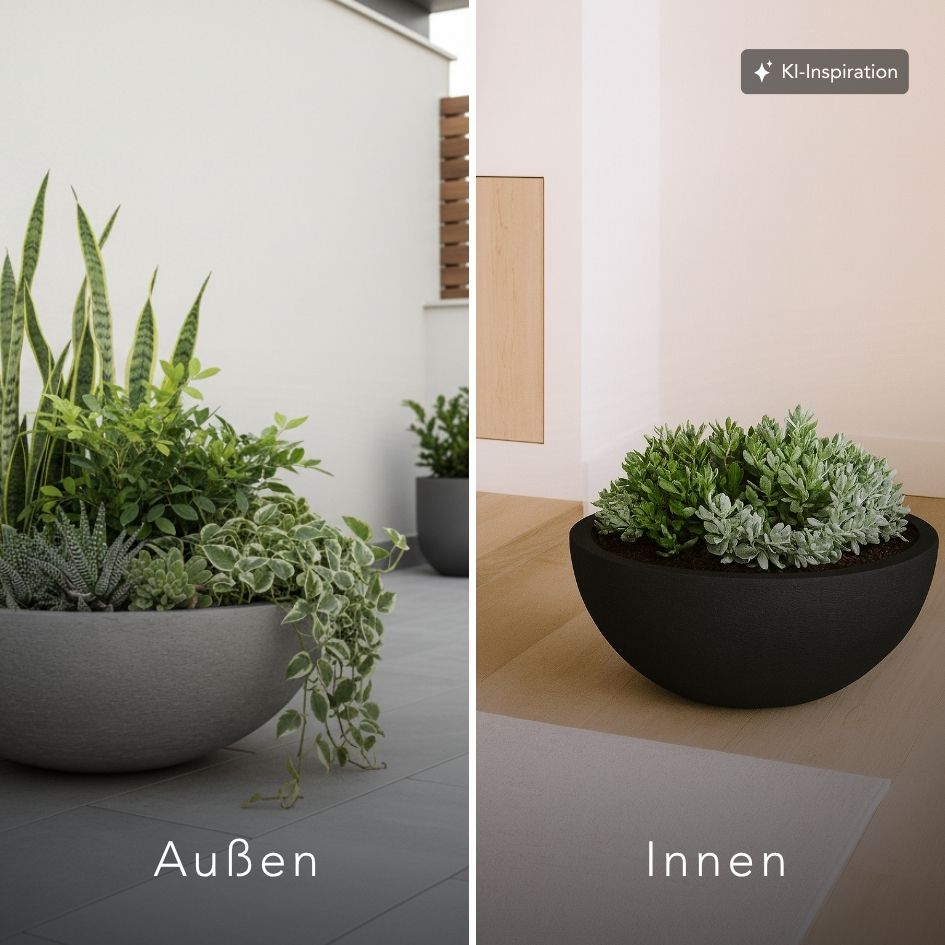 Pflanzschale Floris Lehmoptik