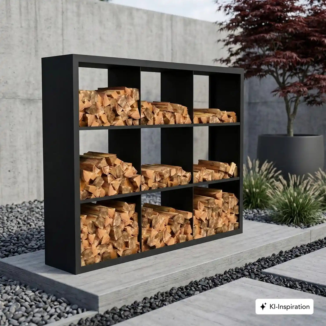 Holzlager Fremont Stahl farbig