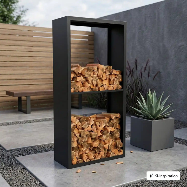 Holzlager Fremont Stahl farbig