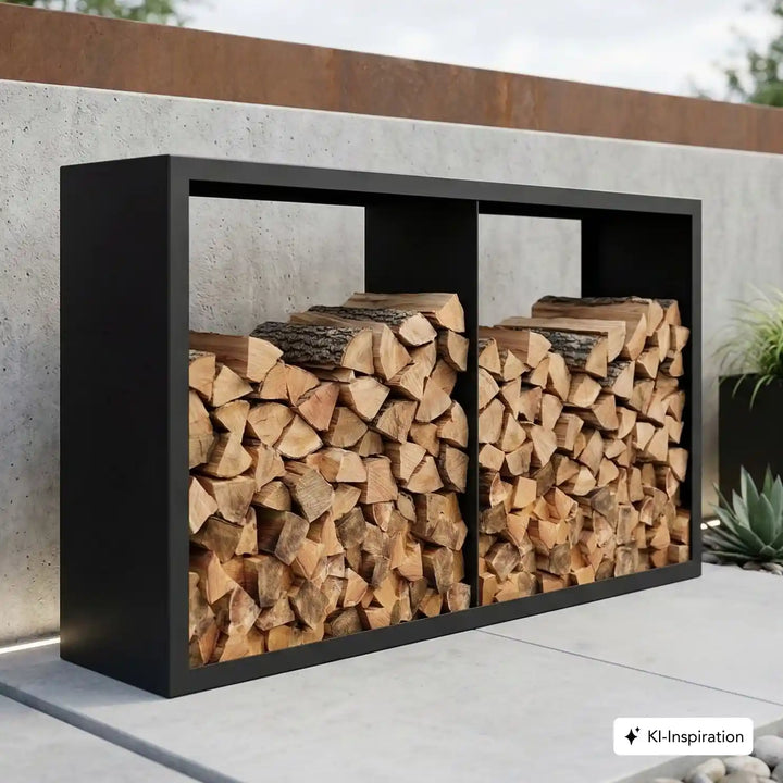 Holzlager Fremont Stahl farbig