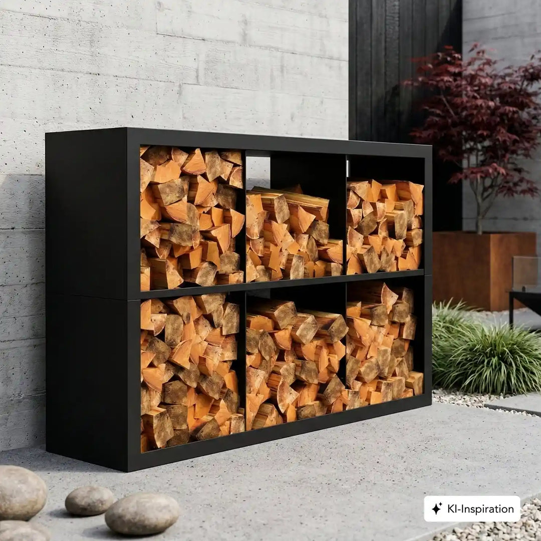 Holzlager Fremont Stahl farbig