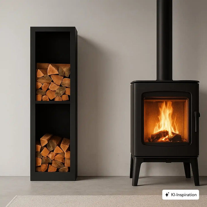 Holzlager Canyon Stahl farbig, klein