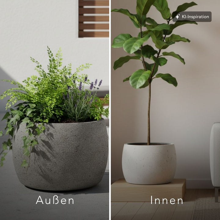 Pflanzkübel Kelso Low Betonoptik