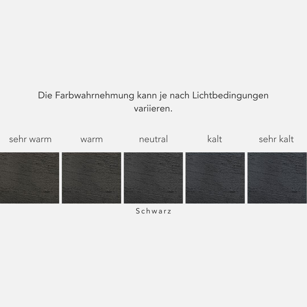 LILLIAN Schwarz, Fiberglas Pflanzkübel Lehmoptik Bundle