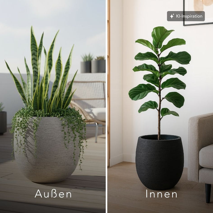 Pflanzkübel Lillian Lehmoptik