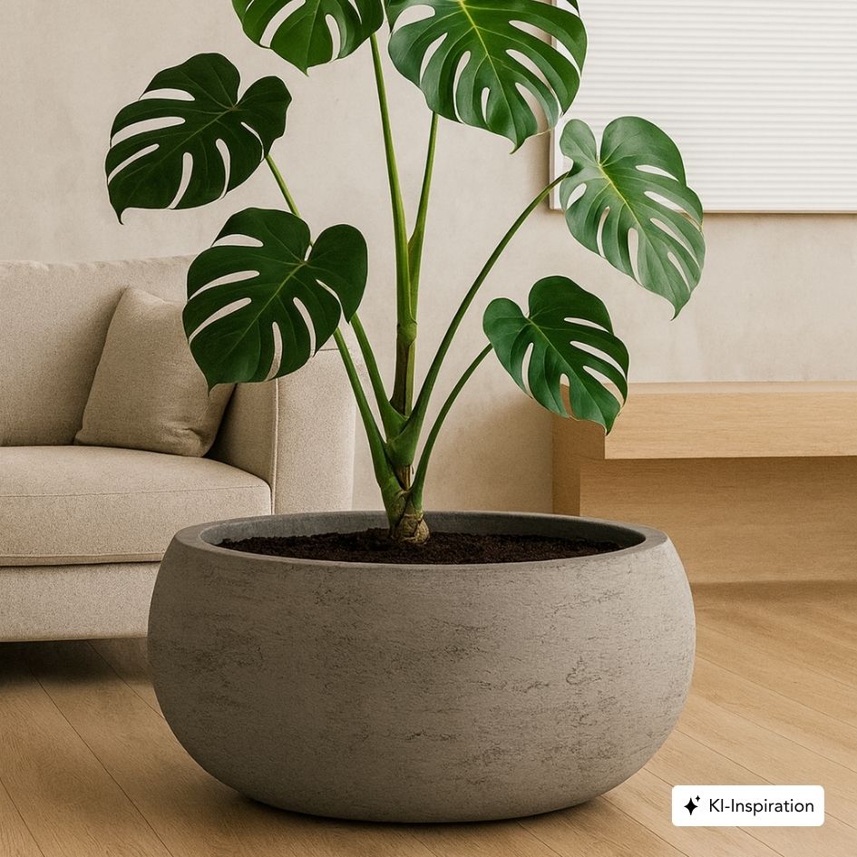 Pflanzkübel Lillian Low Lehmoptik