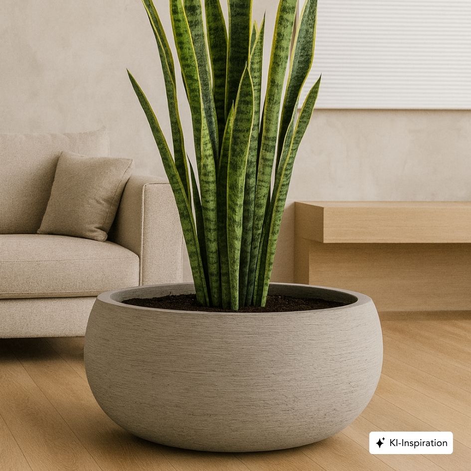 Pflanzkübel Lillian Low Lehmoptik