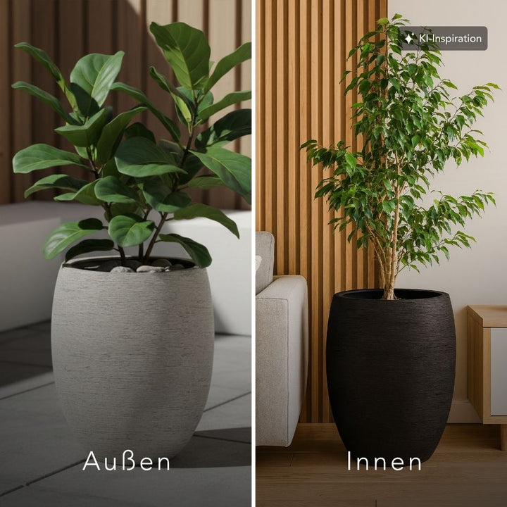 Pflanzkübel Lillian Tall Lehmoptik