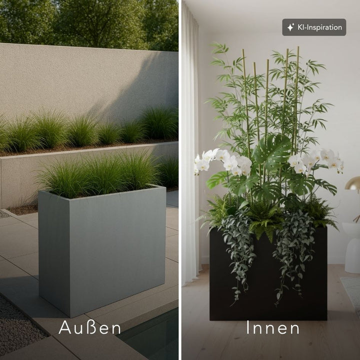 Pflanzkübel Mendon Fiberglas matt