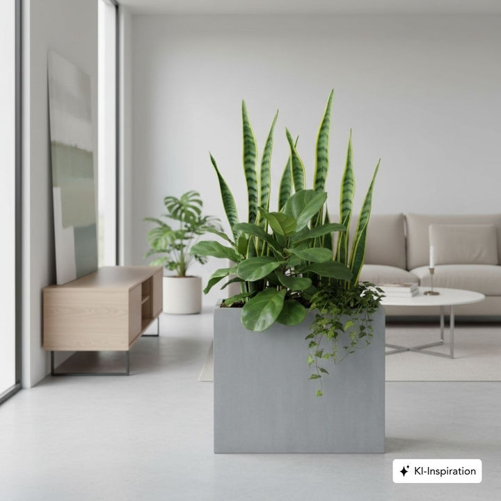 Pflanzkübel Mendon Fiberglas matt