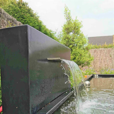 Wasserwand Provo Aluminium - freistehend - mit Wasserfall 600 mm