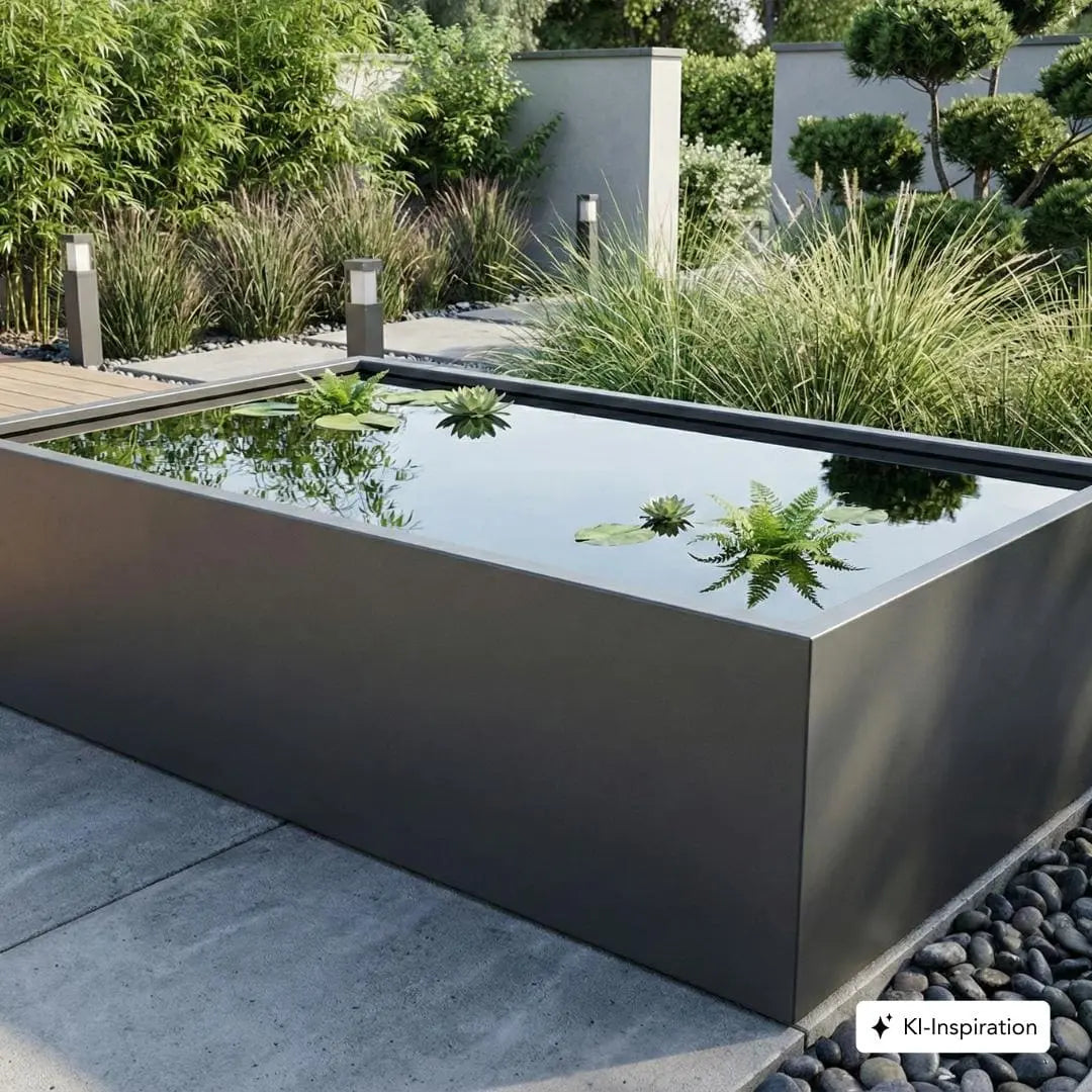 Wasserbecken Provo aus Aluminium