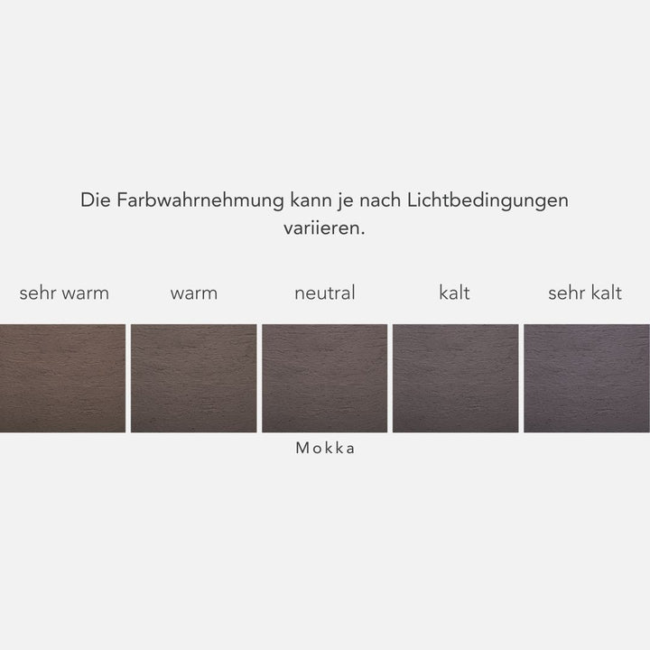 Bundle: Lehmoptik Pflanzkübel "LILLIAN" Mokka