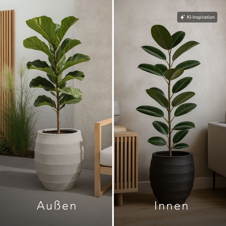 Pflanzkübel Tupelo Lehmoptik Curved