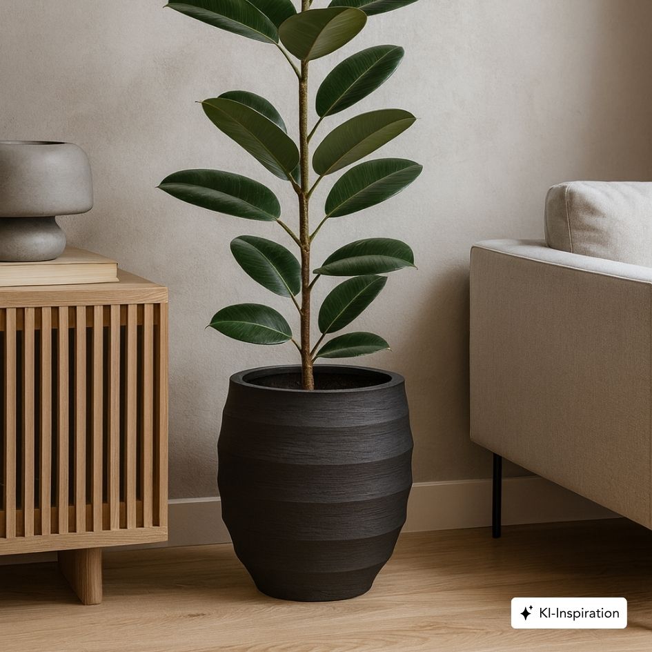 Pflanzkübel Tupelo Lehmoptik Curved