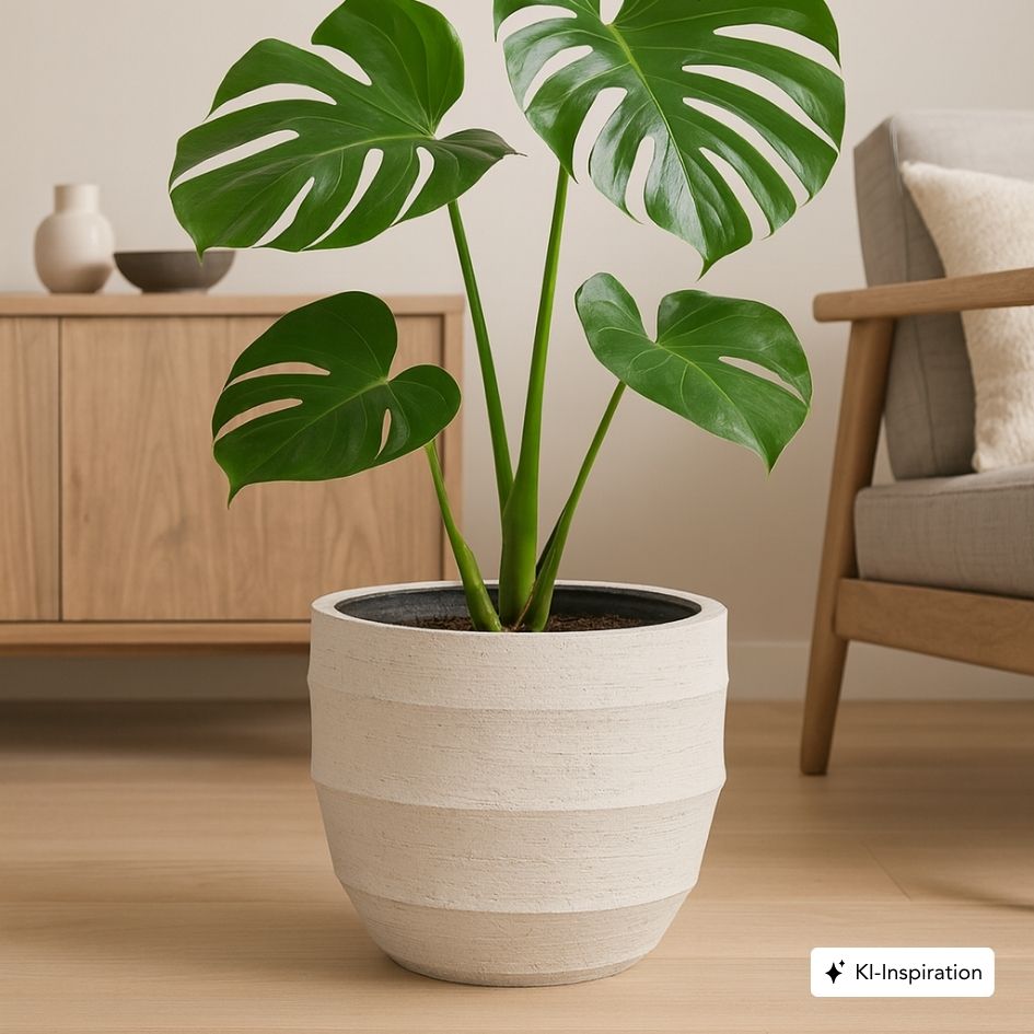 Pflanzkübel Vida Lehmoptik Curved