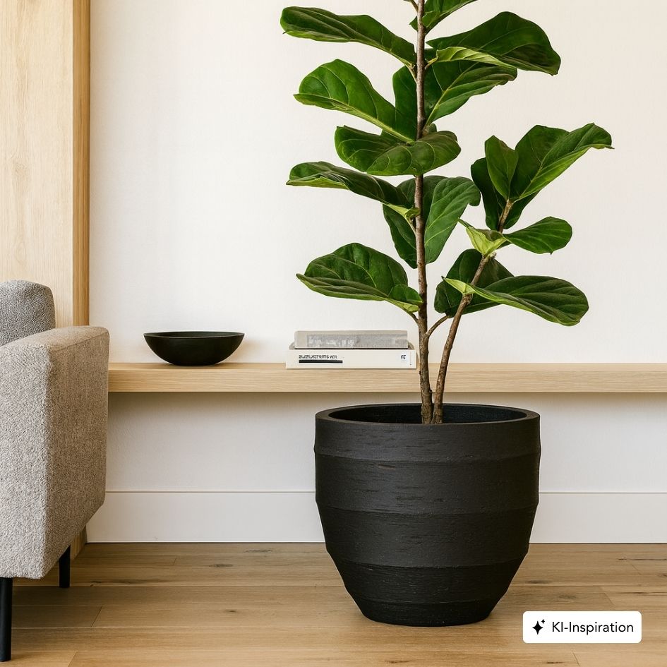 Pflanzkübel Vida Lehmoptik Curved