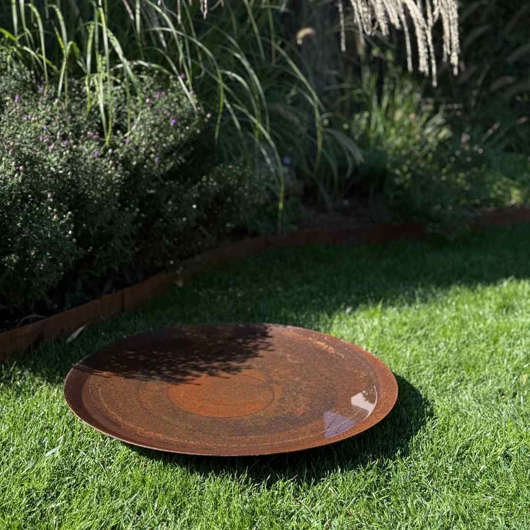 Wasserschale Modesto Cortenstahl